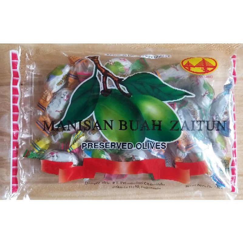 ✔MURAH Manisan Buah Zaitun 250gr / Kana Tanpa Biji / Preserved Olives