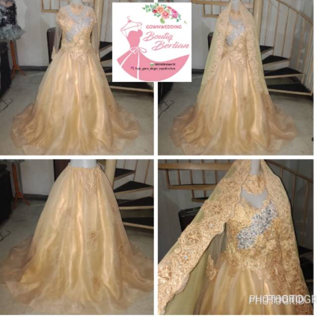 Baju pengantin/baju akad/gaun pengantin