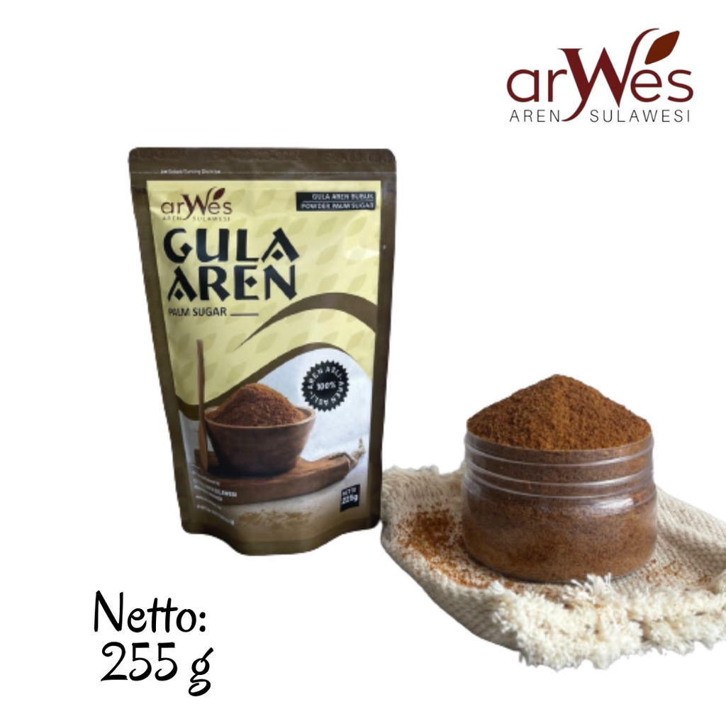

Gula Aren Bubuk Palm Sugar Asli 225gr - Arwes