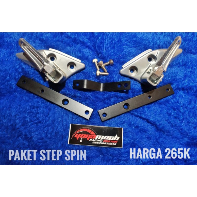 plat dudukan dan step spin pnp satria fu karbu dan fu injeksi