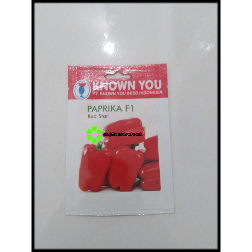 Benih Paprika Merah Red Star Pouch (Known You)