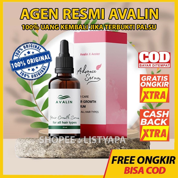 AVALIN SERUM PENUMBUH RAMBUT AVALIN BOOSTER HAIR GROWTH OIL PENYUBUR RAMBUT FREE GIFT ORIGINAL BPOM