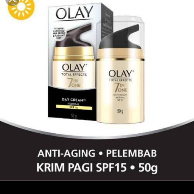 Olay Anti Aging Pelembab 7in1 Krim Pagi SPF 15 50gr