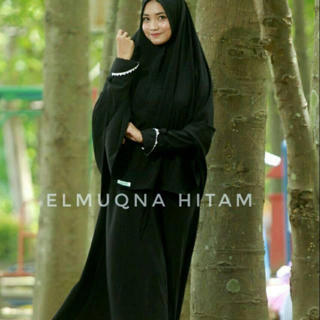 El muqna Hitam Swarga Hijab