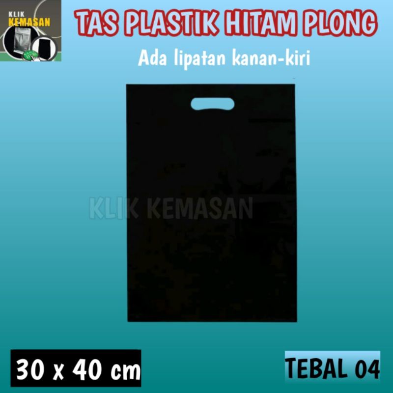 

TAS PLASTIK HITAM 30x40 CM PLONG TAS MALL TAS POND TAS PRODUK PAPERBAG