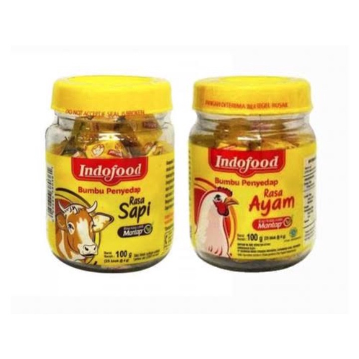

Kaldu Blok Indofood Rasa Ayam & Sapi 100gr (25 blok x 4gr)