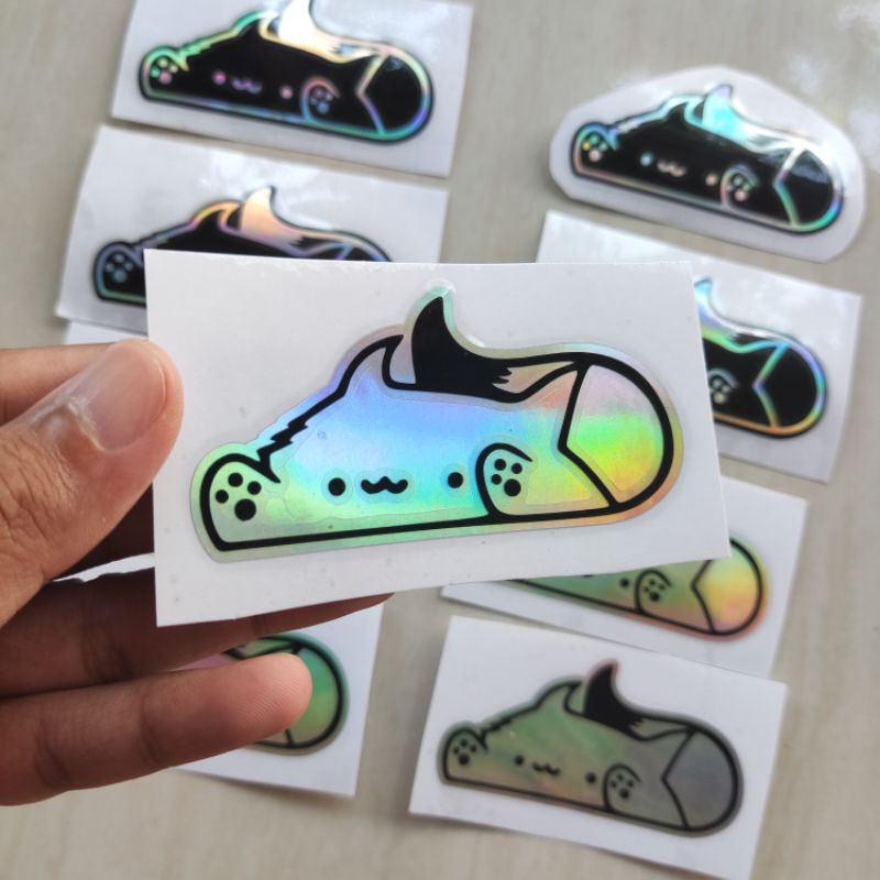 Sticker stiker cutting Bongo Fox Transparant