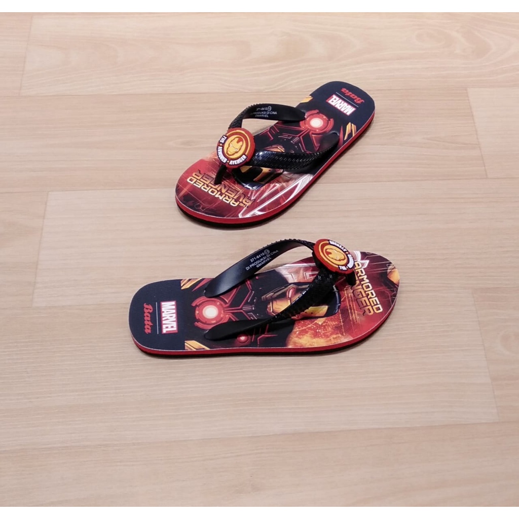 Bata Sandal Light Anak Laki-Laki Model Jepit Marvel 3716410