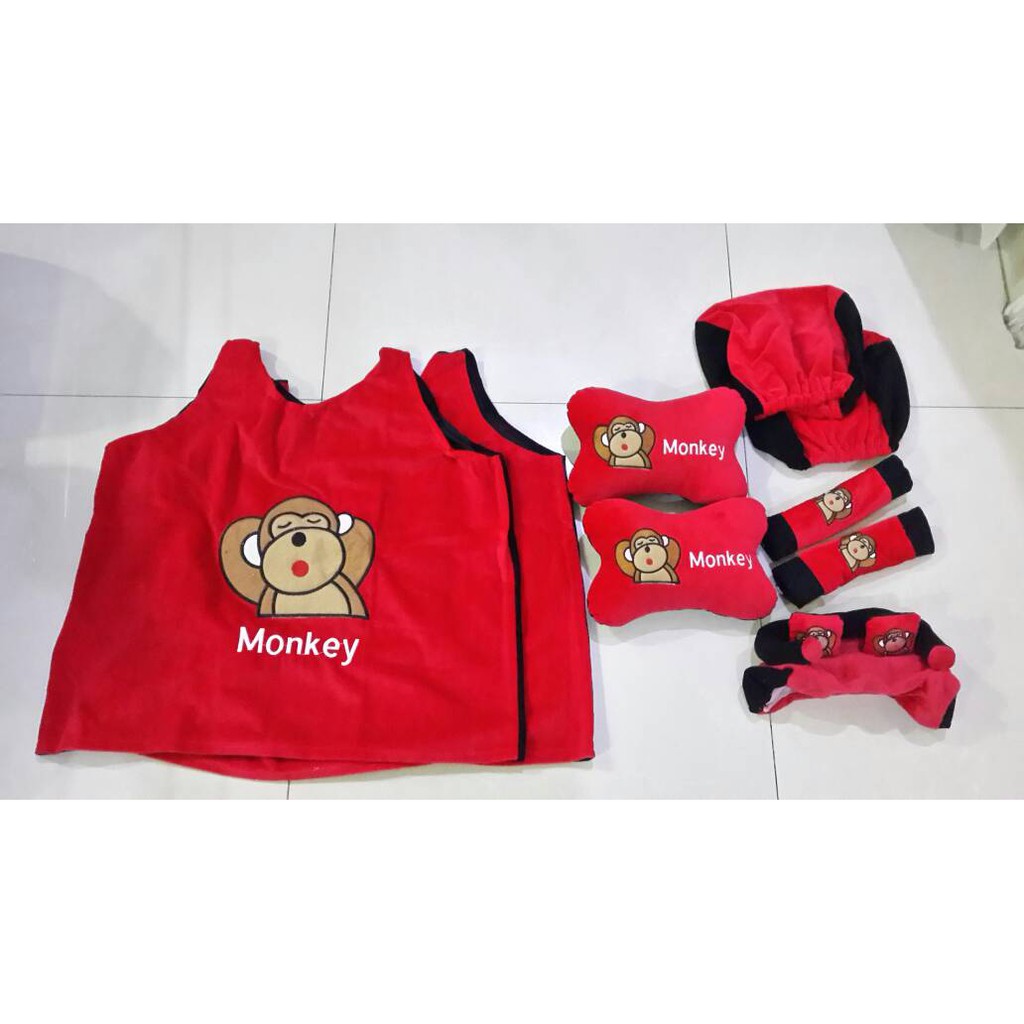 Bantal Mobil 5 in 1 Exclusive Monkey