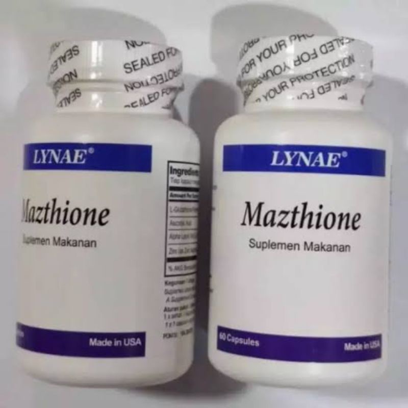 MAZTHIONE LYNAE ASLI 100% ORIGINAL OBAT PEMUTIH BADAN TUBUH AMPUH TERBUKTI KHASIATNYA BPOM