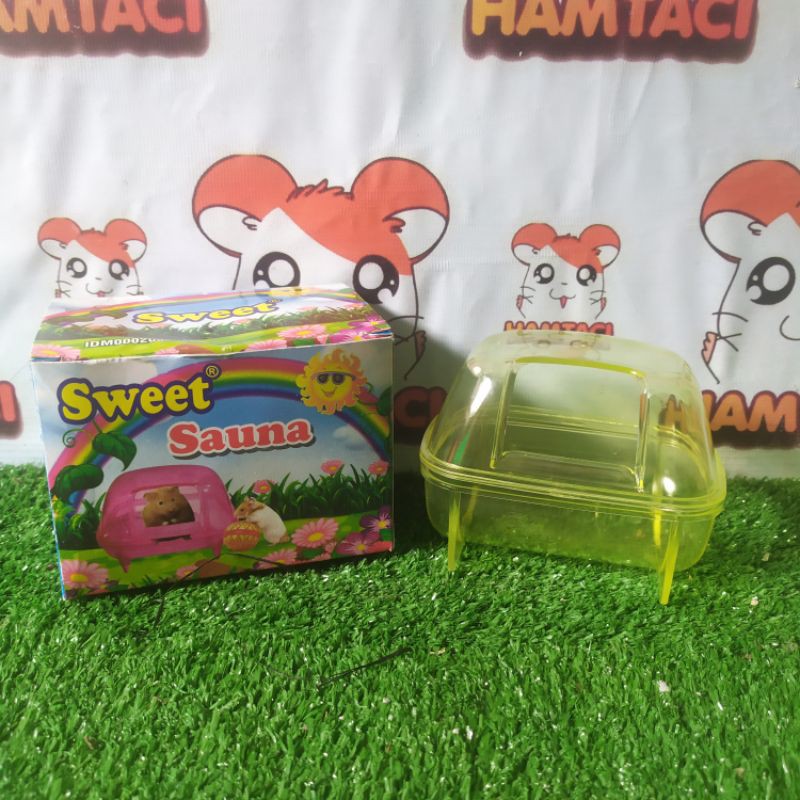 SWEET SAUNA RUMAH/TEMPAT MANDI HAMSTER/GERBIL/SMALLPETS