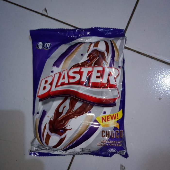 

Permen blaster choco chocolate filled mint HHR1755