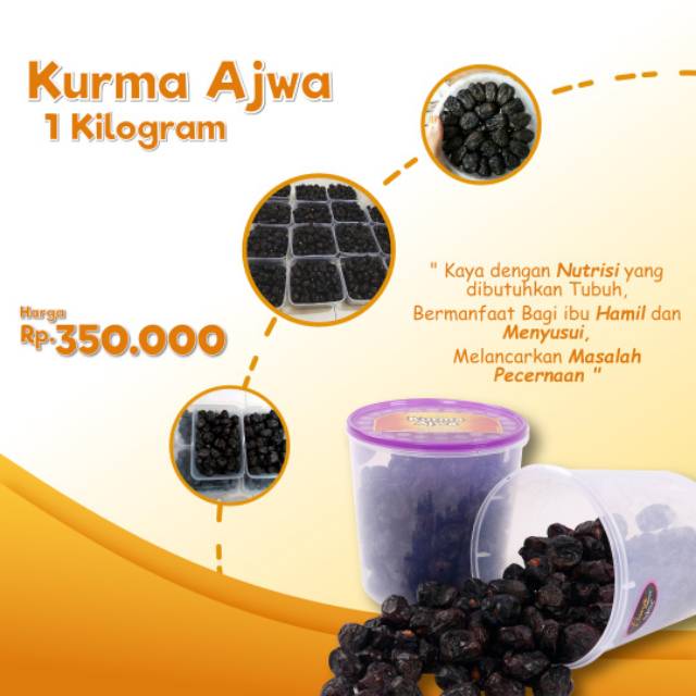 

Kurma Ajwa / Kurma Nabi / Haziq