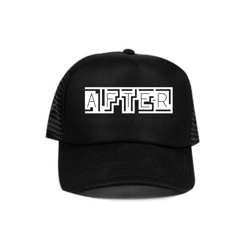 Topi Trucker AFTER - Hitam