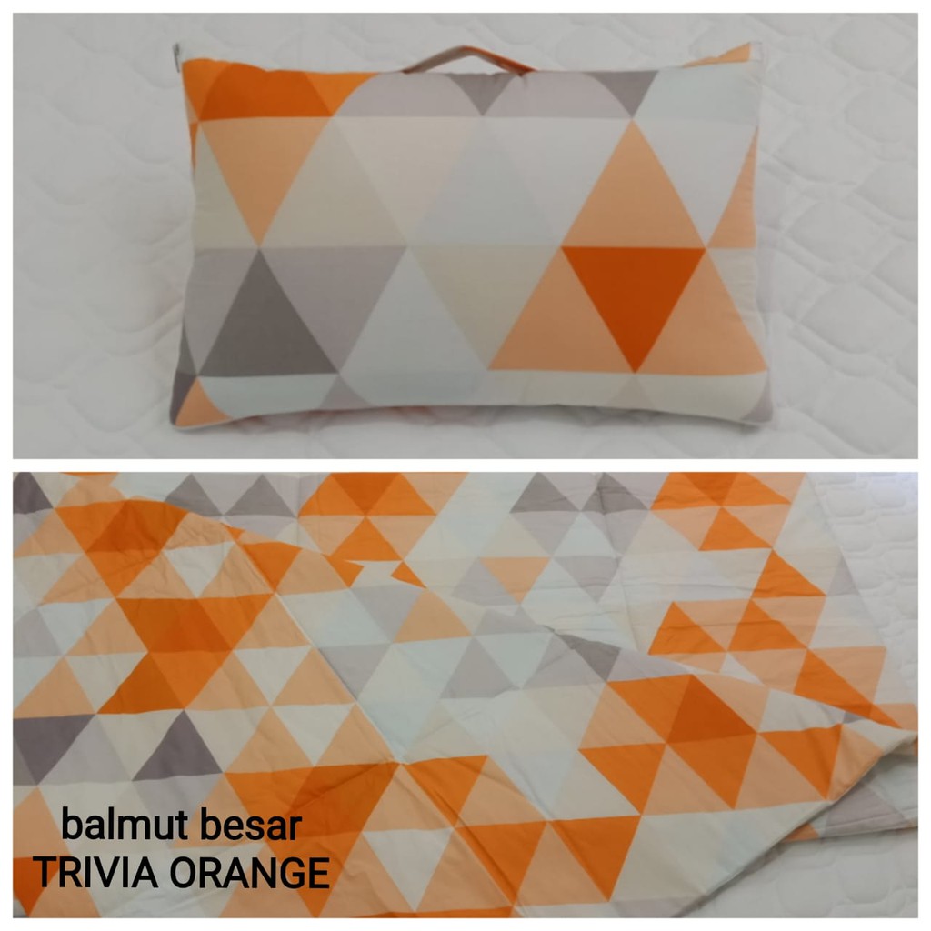 Balmut Besar / Bantal Selimut - Trivia Orange - Halus Adem