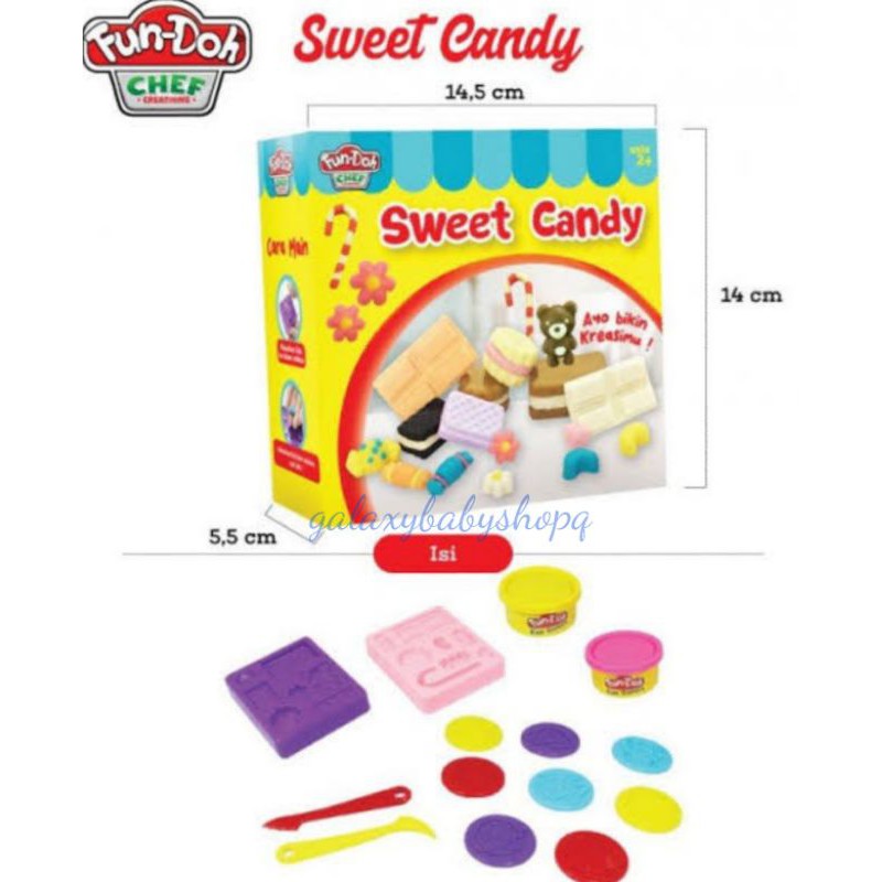 Fun doh sweet candy 2+