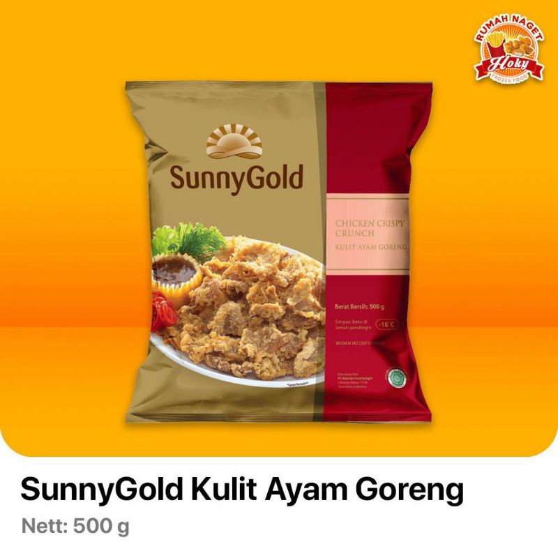 

Sunnygold Chicken Crispy Crunch / Kulit Ayam 500 gr