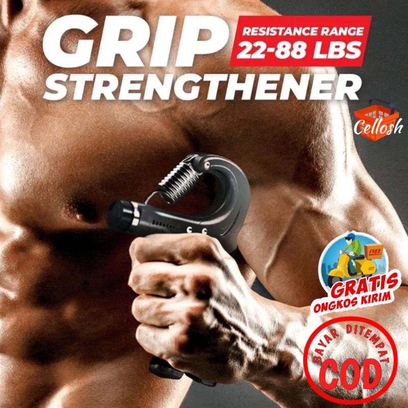 Alat Olahraga Otot Tangan Adjustable Hand Grip Fitness