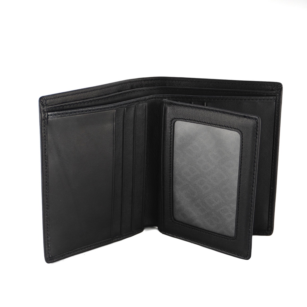 TOKOKOE - Dompet Pria model Berdiri bahan Kulit Premium Dompet Lipat - BAL 56-05 Black