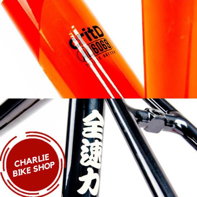 Frameset Engine 11 Crit D Road Blast Orange Al6069 Shopee Indonesia