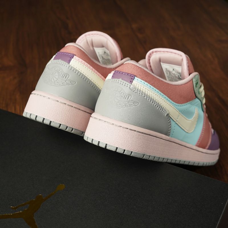 Sepatu Jordan 1 low multi pastel