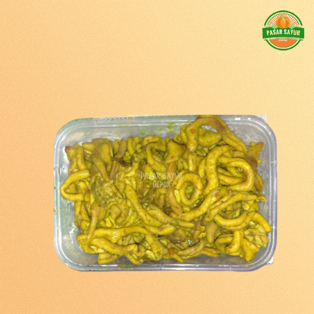 

Usus ayam ungkep bumbu kuning 500 gram