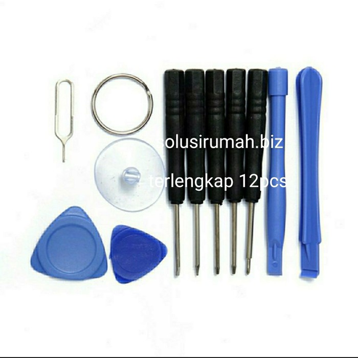 obeng set 12pcs 11pcs reparasi handphone 11 12 pembuka service tool