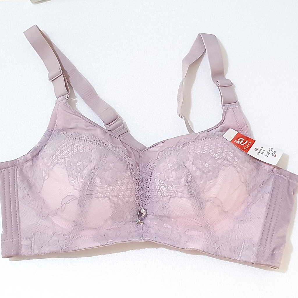 Bra / BH Elena 24075B (Busa Sedang, Tanpa Kawat, Kait 4, Cup B)