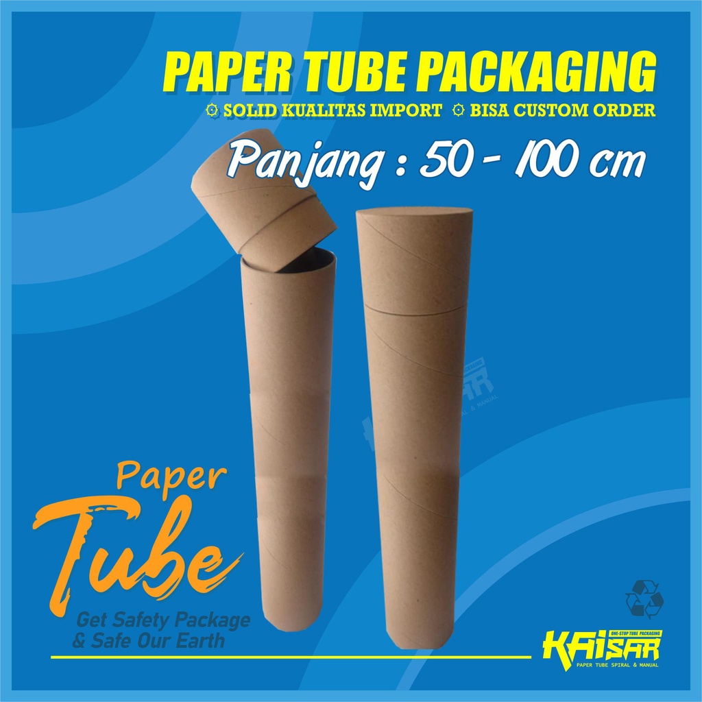 

paper tube eco packaging - panjang 50 - 100 cm