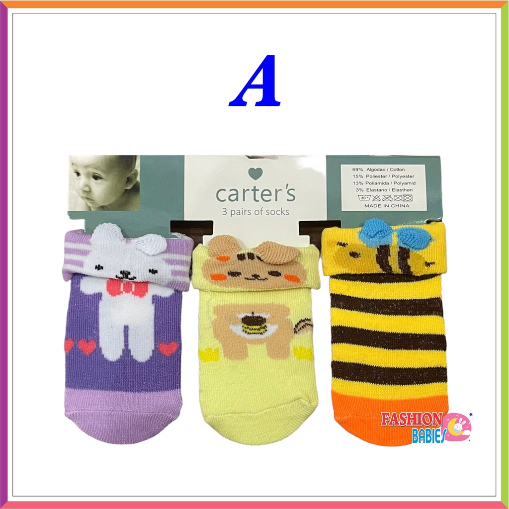 ❤ Fashionbabies ❤ KAOSKAKI BAYI CARTER 3 IN 1 / KAOSKAKI NEWBOR ISI 3