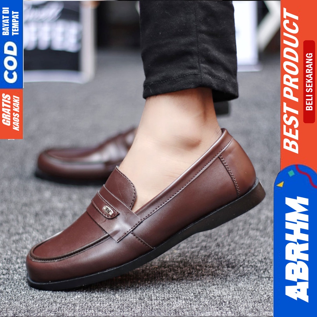 Abrhm Dts - Sepatu Formal Pria Casual Pantofel