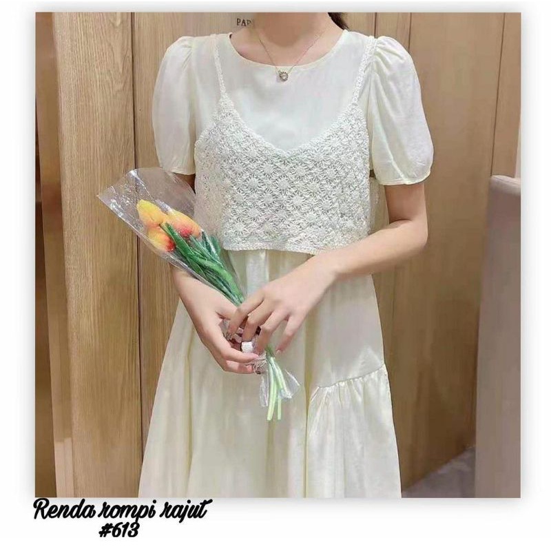 VEST RAJUT IMPORT ROMPI RAJUT