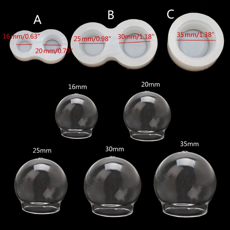 Siy Cetakan Bola Kristal Bahan Resin Untuk Kerajinan Tangan Diy