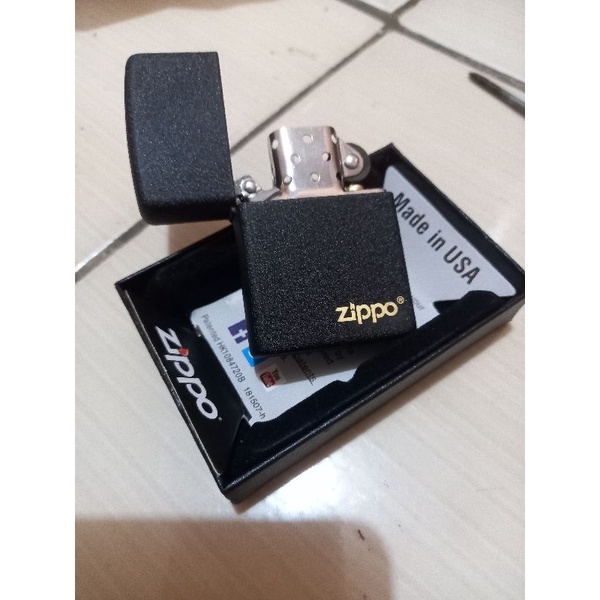 Korek Api Lighter Zippo Premium WindProof Matte Hitam