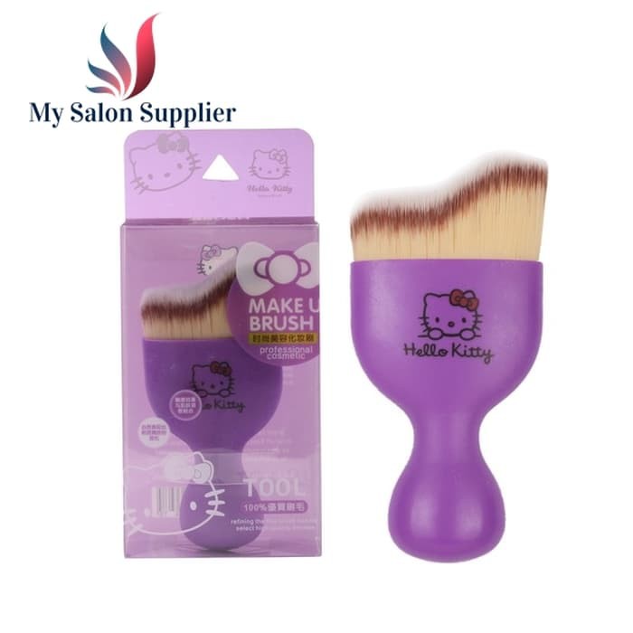 Kuas Curved Foundation Hello Kitty Make Up Brush