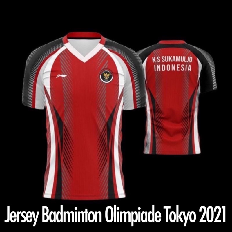 Jersey Badminton Olimpiade Tokyo 2021 Full Printing