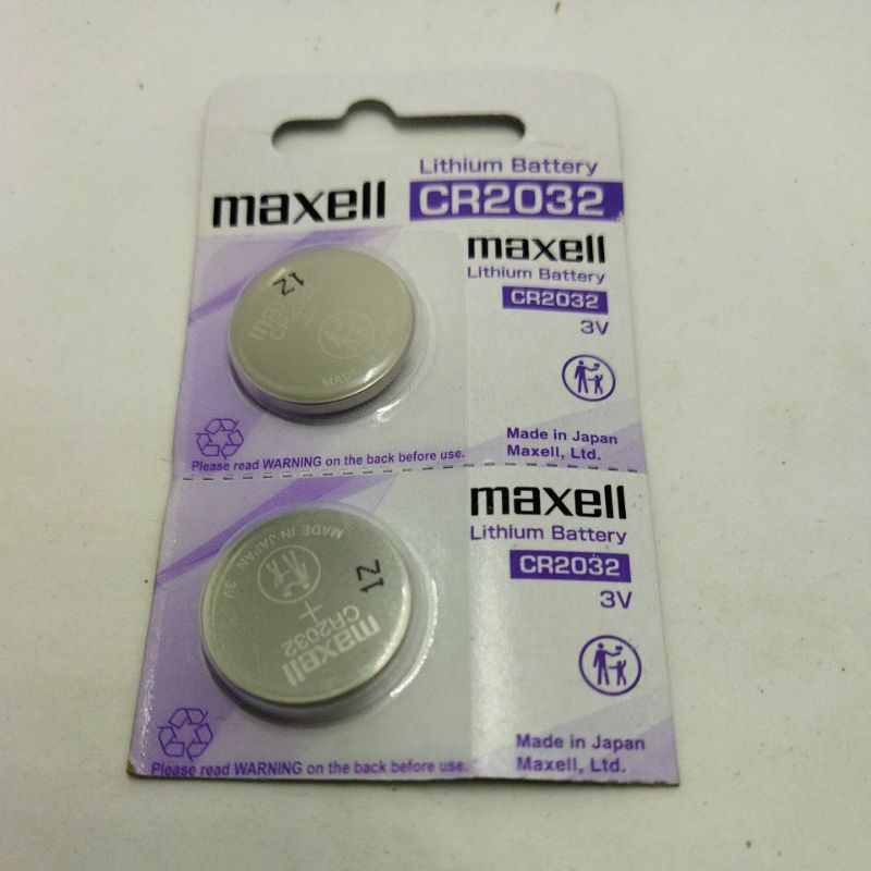 Baterai 3 Volt CR2032 CR 2032 MAXELL Original