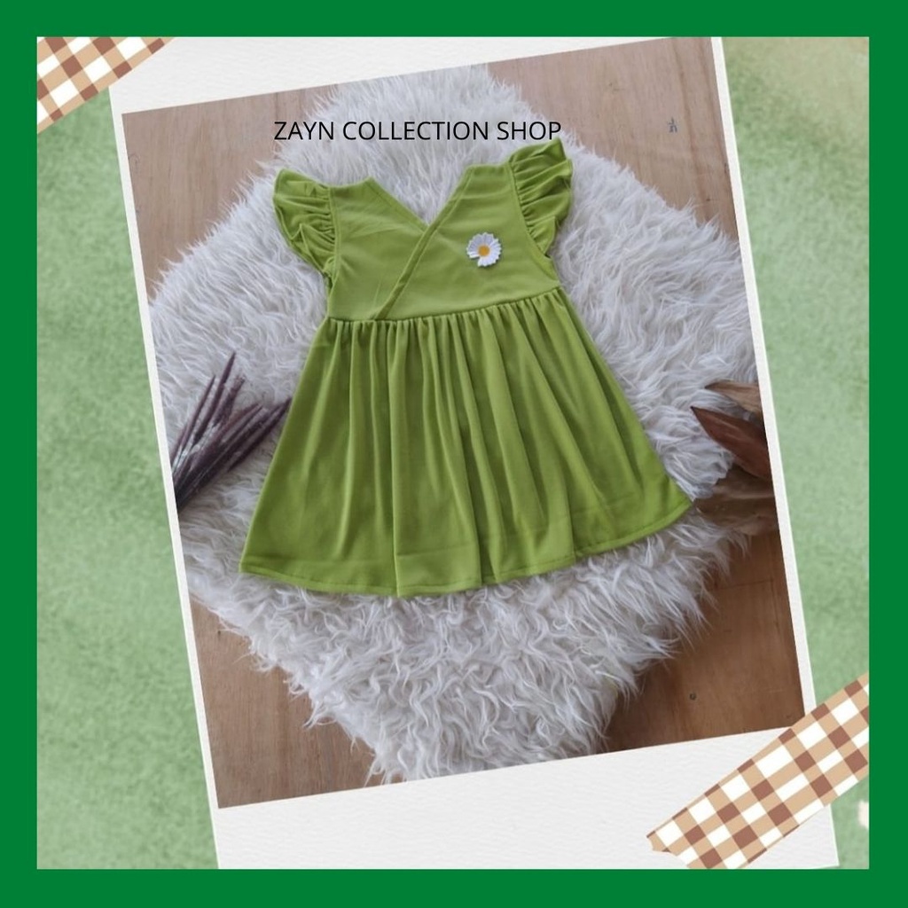 Dress Anak Bayi Perempuan Pakaian Harian Cewek