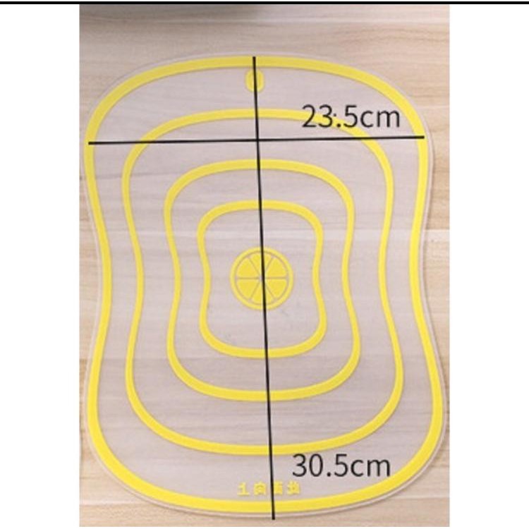 Talenan Plastik Plastik Transparan Flexible Cutting Board