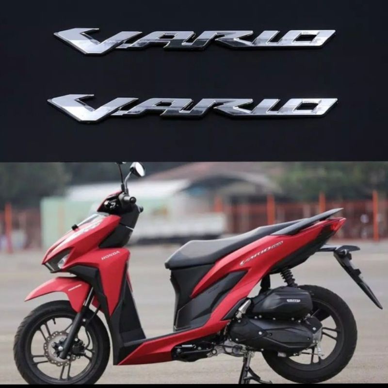 Logo Emblem Honda Vario Sepasang kiri kanan