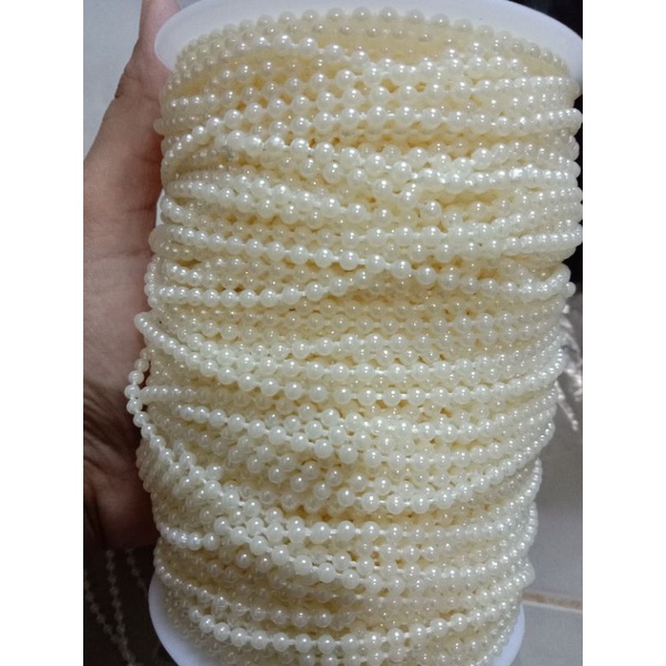 Parel mutiara renteng 3mm