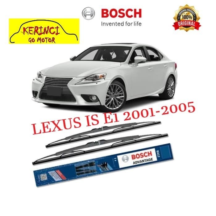 WIPER LEXUS IS E1 2001-2005 BOSCH ADVANTAGE 22&quot; &amp; 19&quot; SEPASANG WIPER