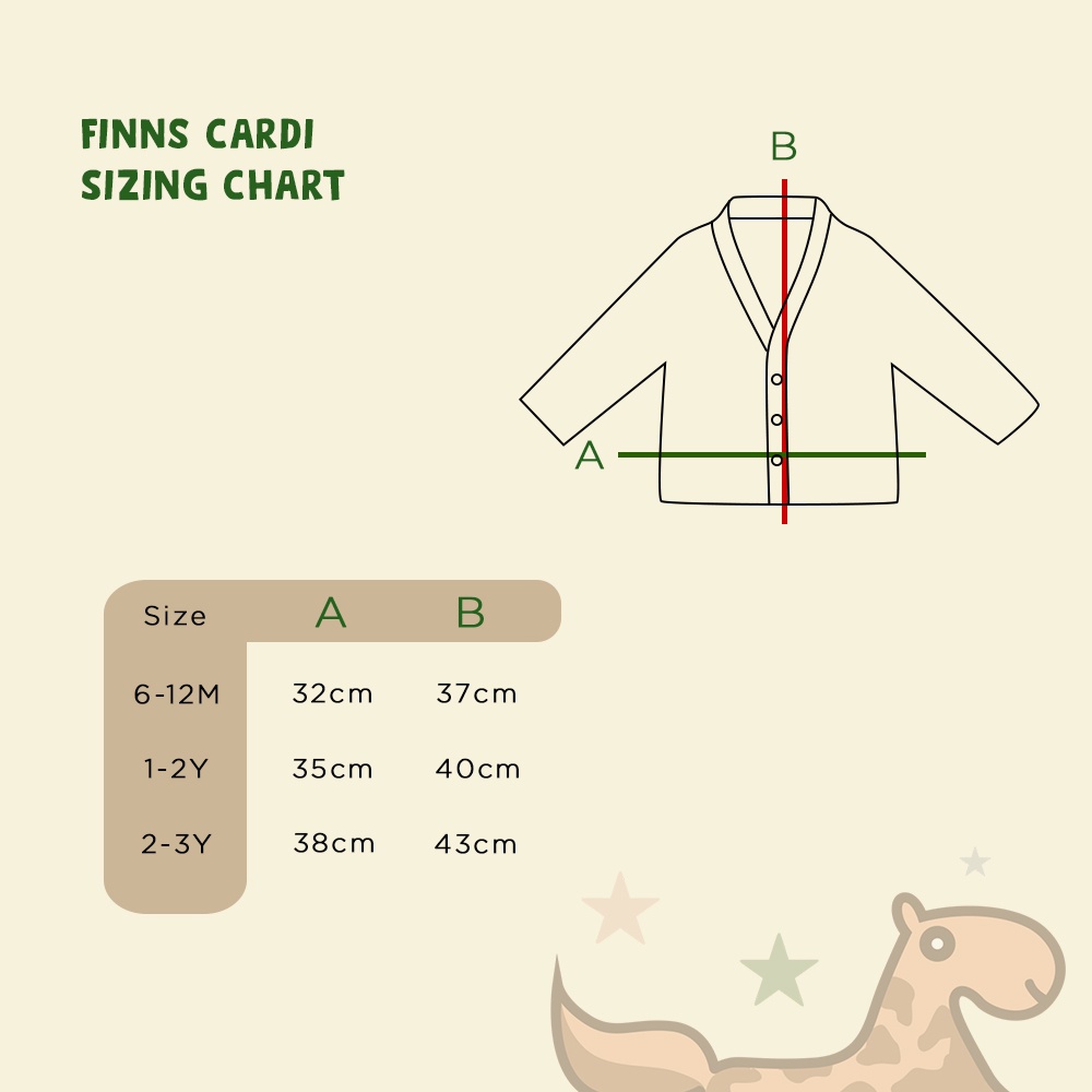 CARDIGAN ANAK PUER'S FINNS CARDI ( OUTERWEAR ANAK/CARDIGAN ANAK BAHNA WAFFLE)