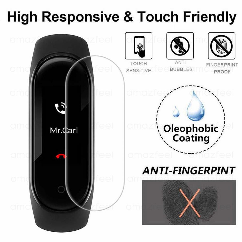 10PCS Xiaomi Mi Band 4 Screen Protector Film Soft TPU Ultra Clear Full Screen