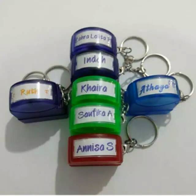 

Stempel cap nama otomatis luci