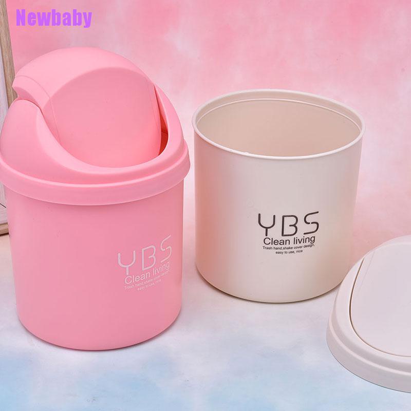 Tempat Sampah Mini Bahan Plastik Ukuran 20x13cm Untuk Rumah / Kantor