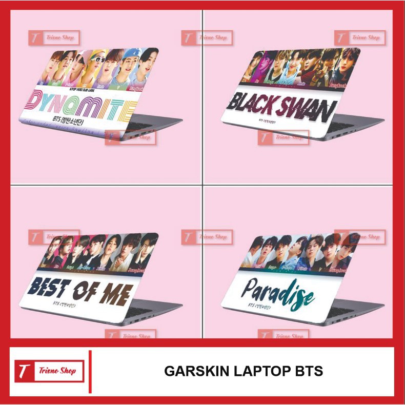 Stiker Laptop | Garskin Laptop | BTS + Laminasi Tebal