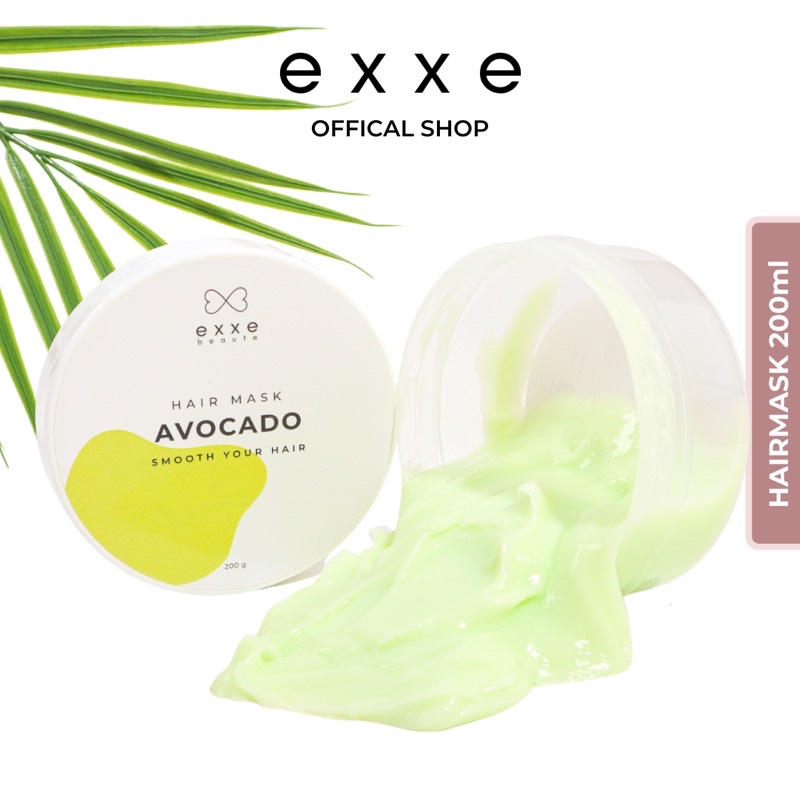 HairMask Avocado BPOM by exxe beaute