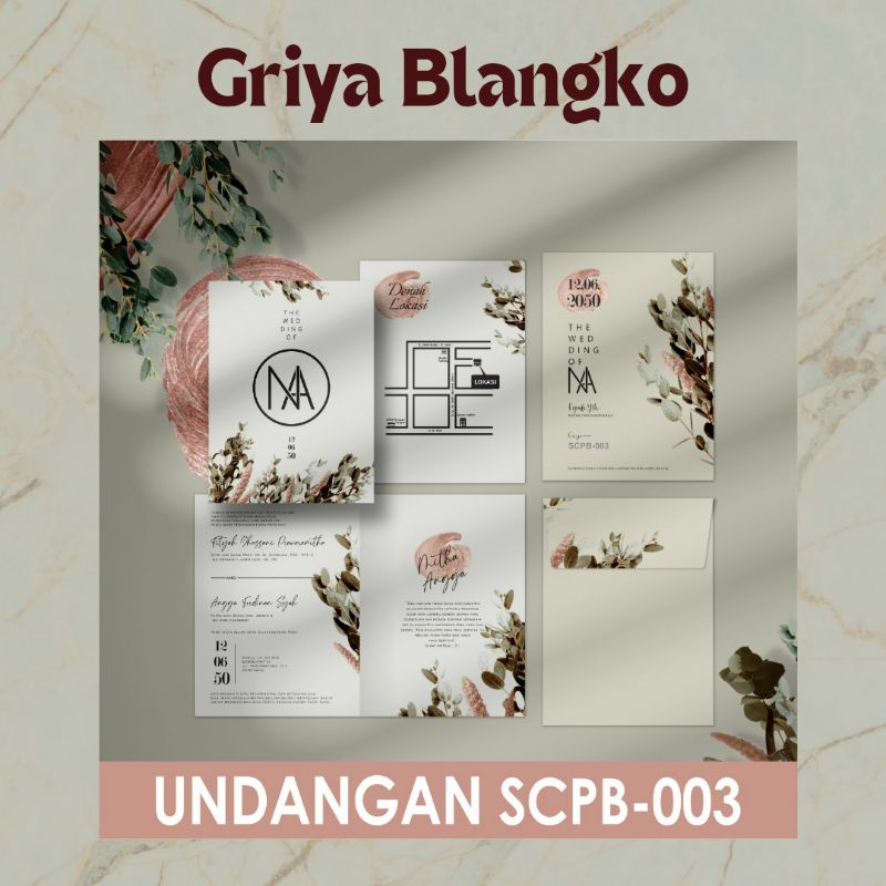 Blangko Undangan Griya Blangko SCPB-003
