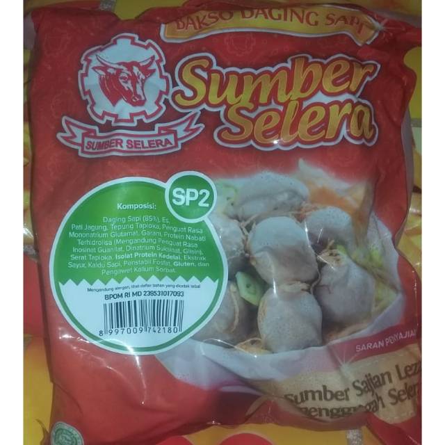 

Bakso sapi Sumber seLera isi 50pcs